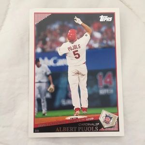 Albert Pujols 2008 MVP card